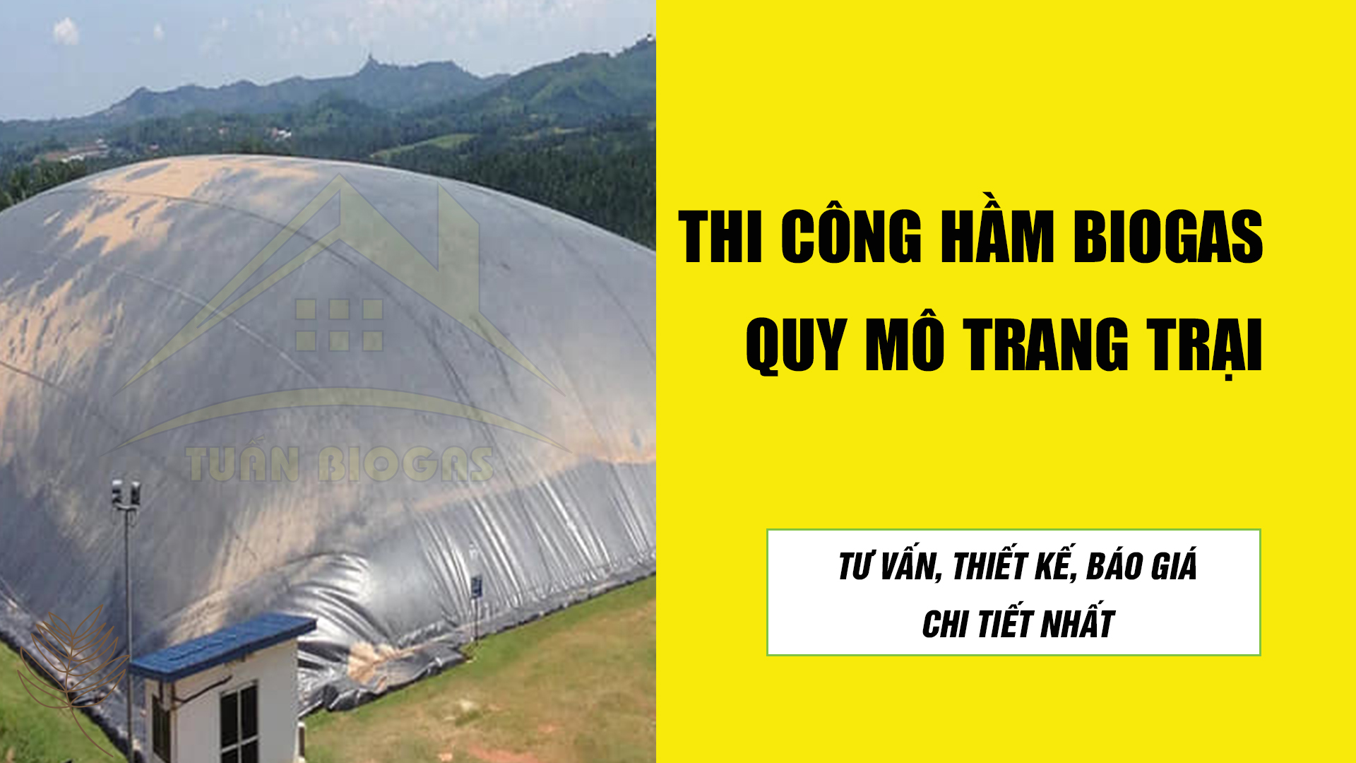 Báo giá và thi công hầm biogas cho trang trại